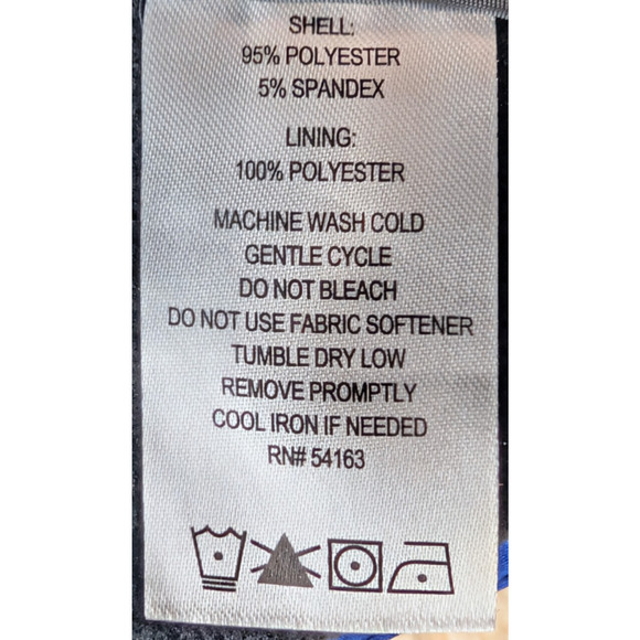 Calvin Klein Performance Blue Hooded Pullover Windbreaker Jacket Womens XL Sport - Picture 8 of 9